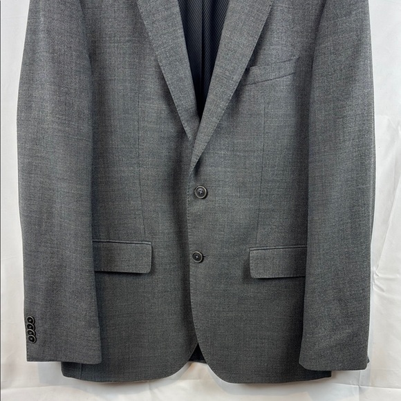 Hugo Boss The Crowley Jacket Wool Cashmere Men's Gray Sport Coat Blazer Size 38R - Picture 5 of 12